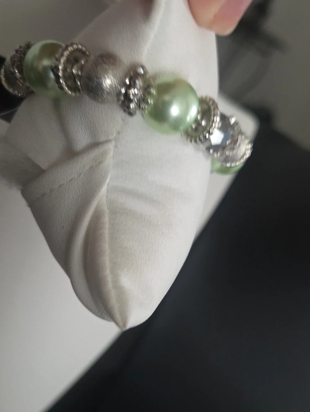 Paparazzi Sparkling Conversation Green Bracelet NWT